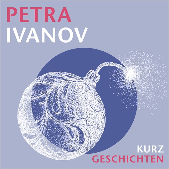 Auf dem CD-Cover sieht man die weisse Zeichnung einer Christbaumkugel mit brennender Zündschnur auf einem blauen Kreis, darüber der Name Petra Ivanov.