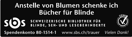 SBS Trauerinserat